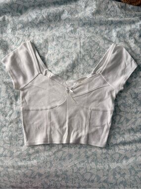 Pacsun White Crop Top